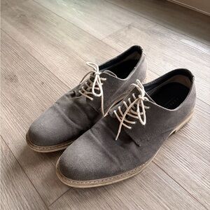 Men's Classic Gray Canvas Oxfords